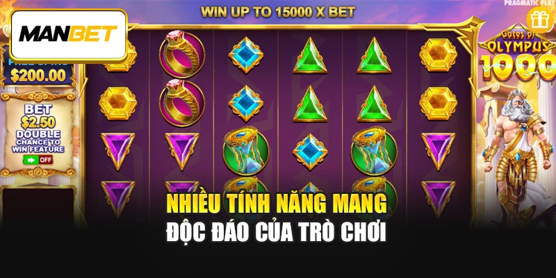 Nhiều tính năng mang độc đáo của trò chơi