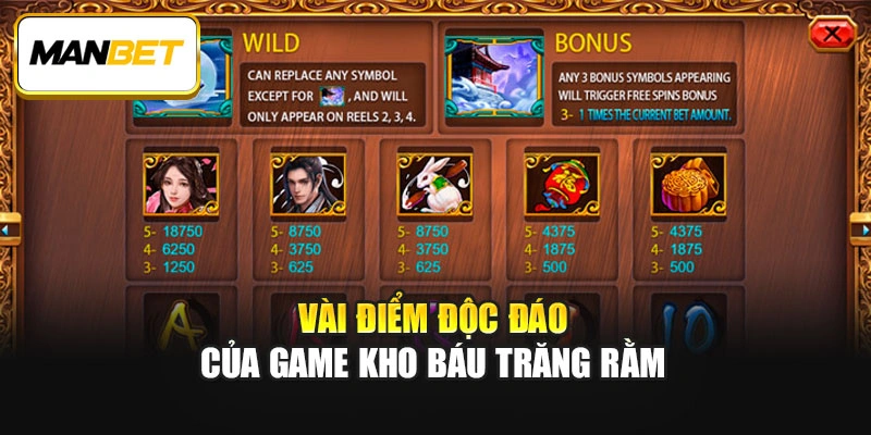 Vài điểm độc đáo của game Kho báu trăng rằm